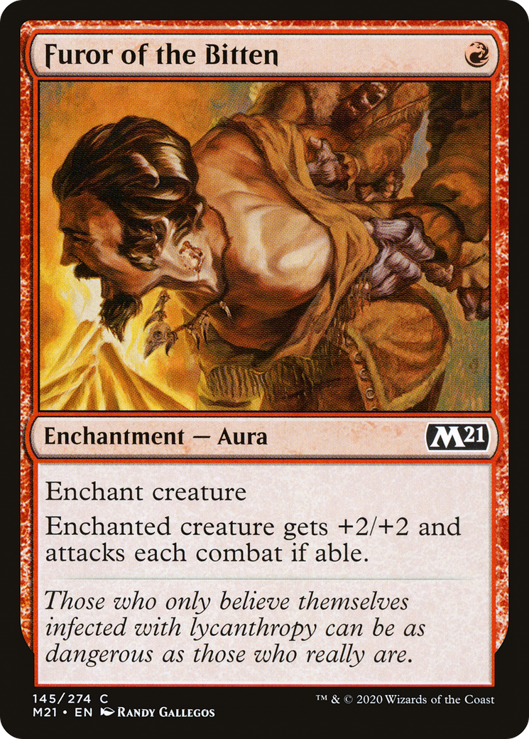{C} Furor of the Bitten [Core Set 2021][M21 145]