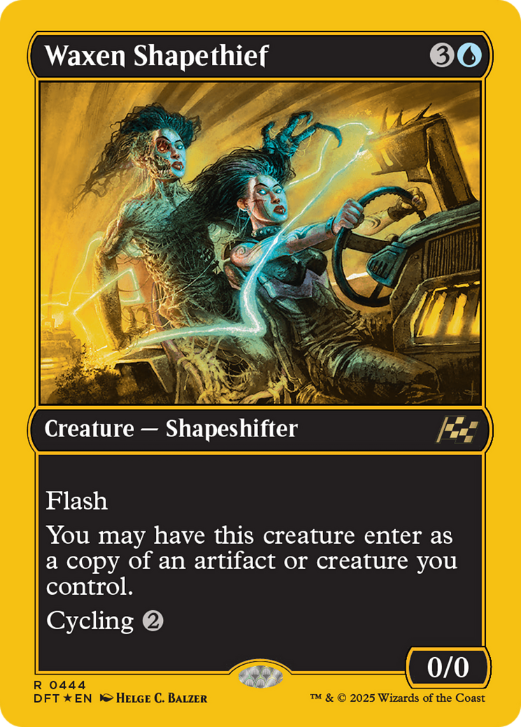 {@R} Waxen Shapethief (First-Place Foil) [Aetherdrift][DFT 444]