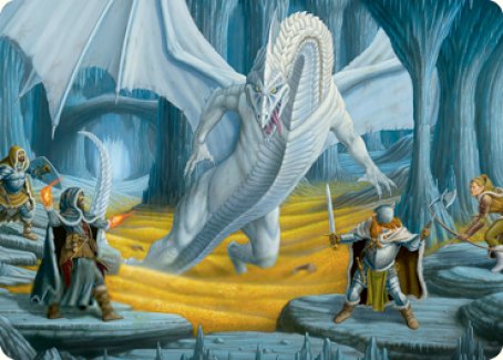 {A} Cave of the Frost Dragon Art Card [Dungeons & Dragons: Adventures in the Forgotten Realms Art Series][AAFR 046]
