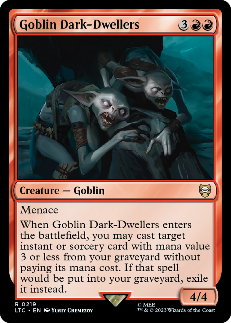 {R} Goblin Dark-Dwellers [The Lord of the Rings: Tales of Middle-Earth Commander][LTC 219]