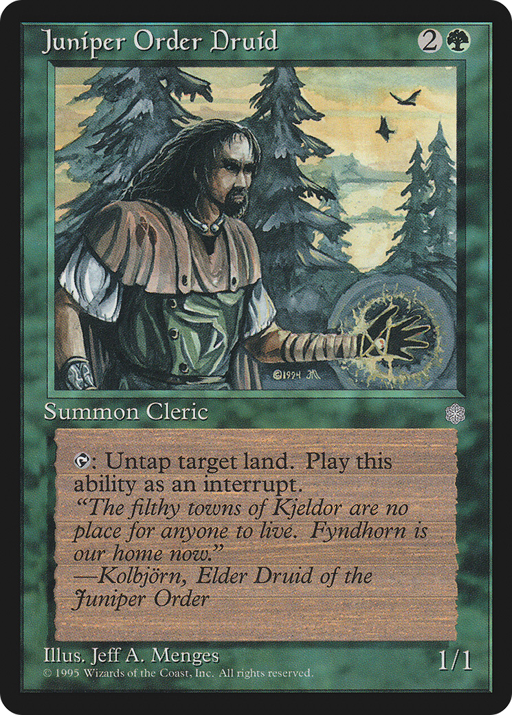 {C} Juniper Order Druid [Ice Age][ICE 251]