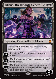 {@R} Liliana, Dreadhorde General [Foundations][FDN 176]