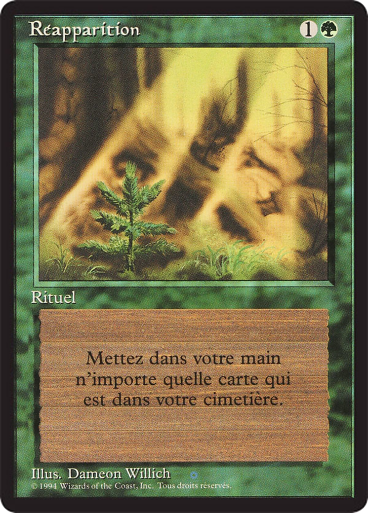 {F} Regrowth [Foreign Black Border][FBB 3ED 214]