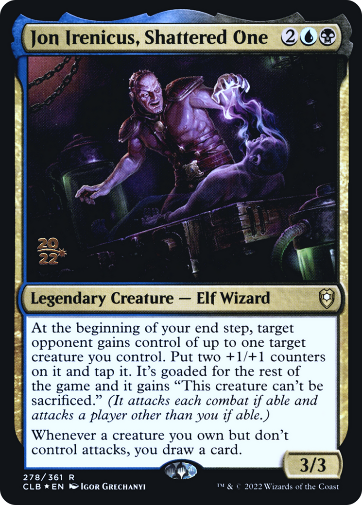 {R} Jon Irenicus, Shattered One [Commander Legends: Battle for Baldur's Gate Prerelease Promos][PR CLB 278]