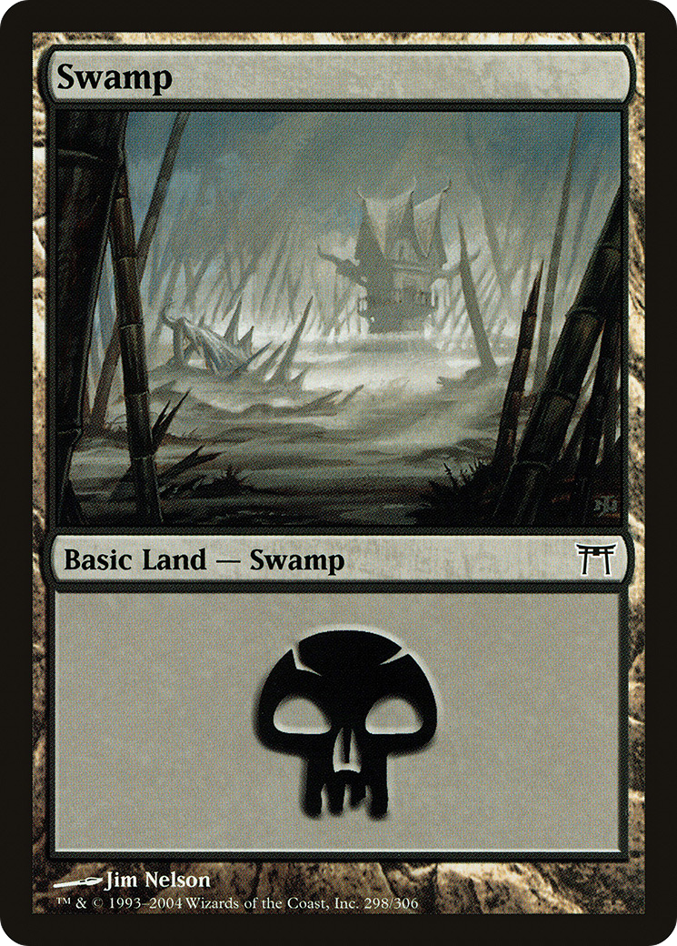 {B}[CHK 298] Swamp (298) [Champions of Kamigawa]