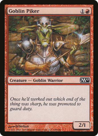 {C} Goblin Piker [Magic 2010][M10 140]