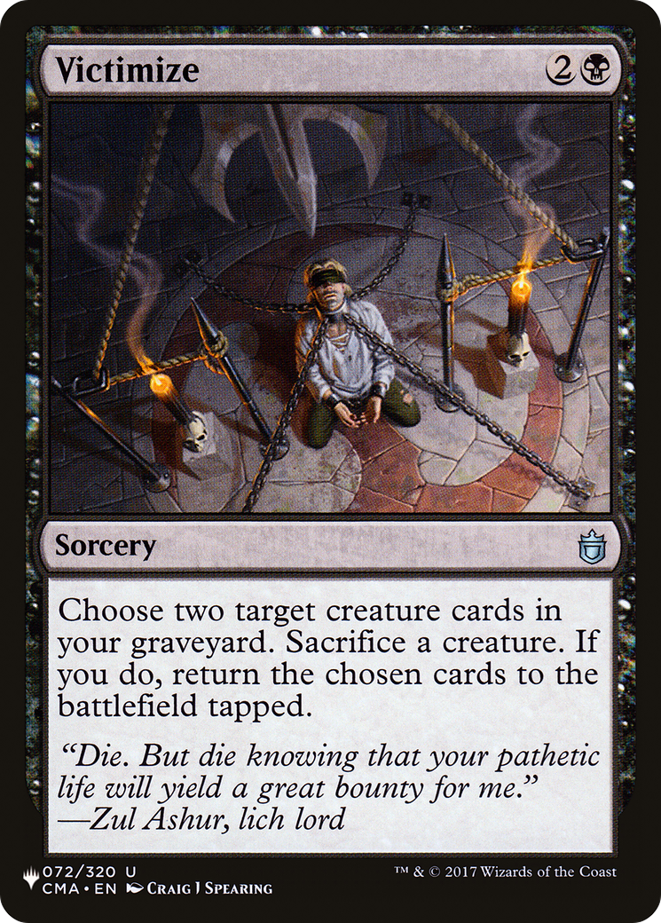 Victimize [LIST 072/320]