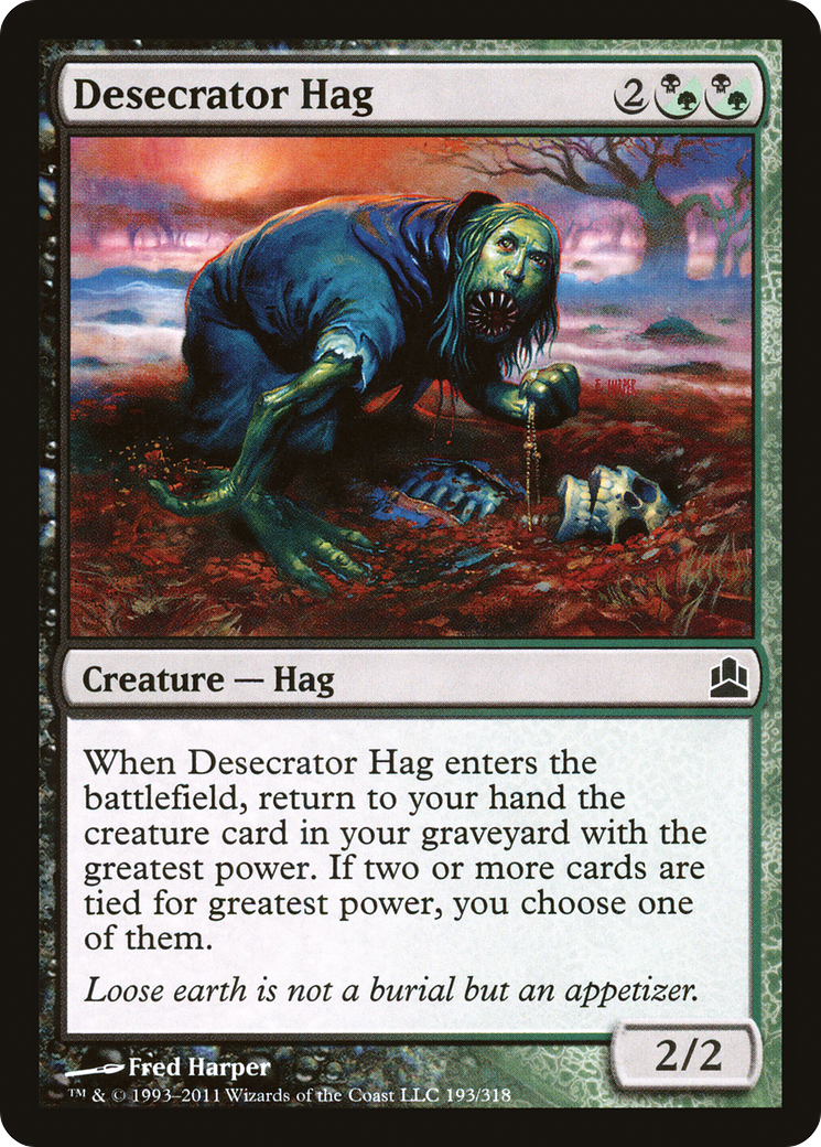 {C} Desecrator Hag [Commander 2011][CMD 193]
