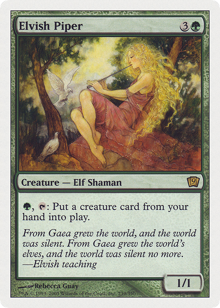 {R} Elvish Piper [Ninth Edition][9ED 239]