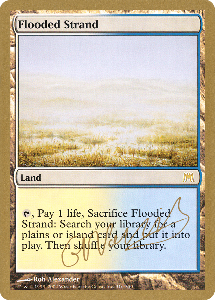 {R} Flooded Strand (Gabriel Nassif) [World Championship Decks 2004][GB WC04 GN316]