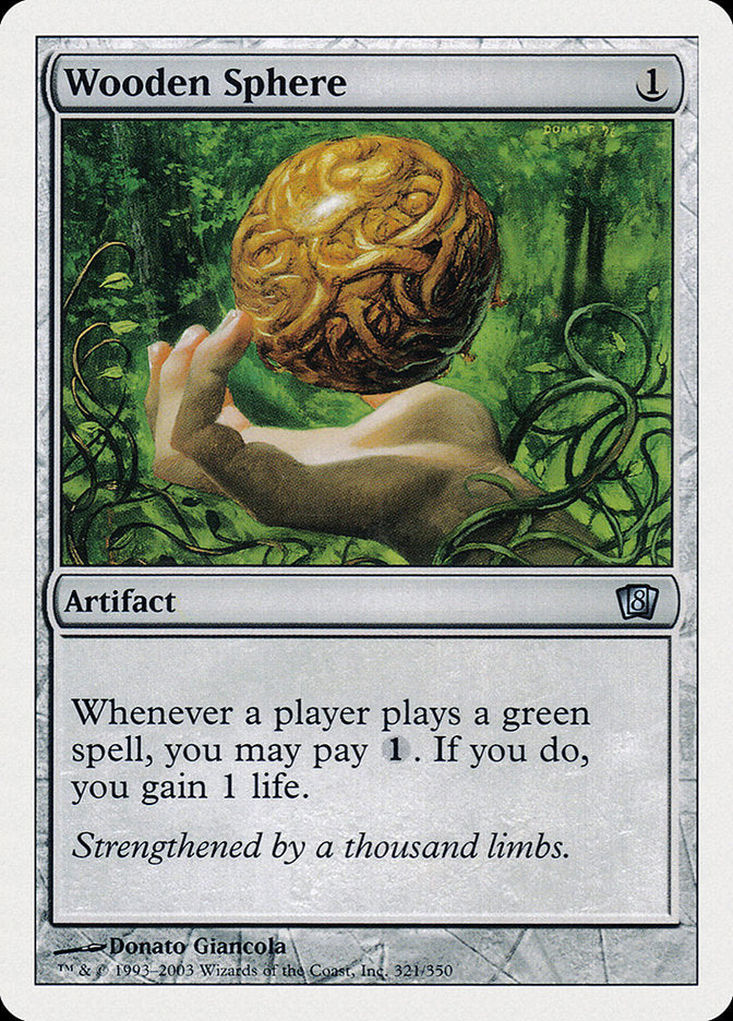 {C} Wooden Sphere [Eighth Edition][8ED 321]