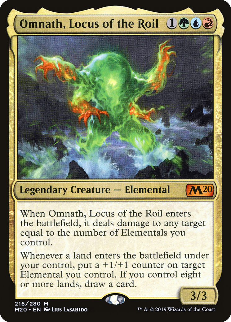 {R} Omnath, Locus of the Roil [Core Set 2020][M20 216]