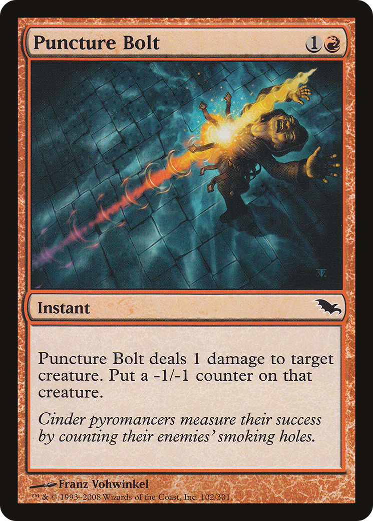 {C} Puncture Bolt [Shadowmoor][SHM 102]