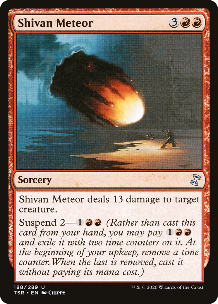 {C} Shivan Meteor [Time Spiral Remastered][TSR 188]