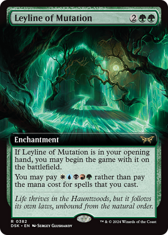 {@R} Leyline of Mutation (Extended Art) [Duskmourn: House of Horror][DSK 382]