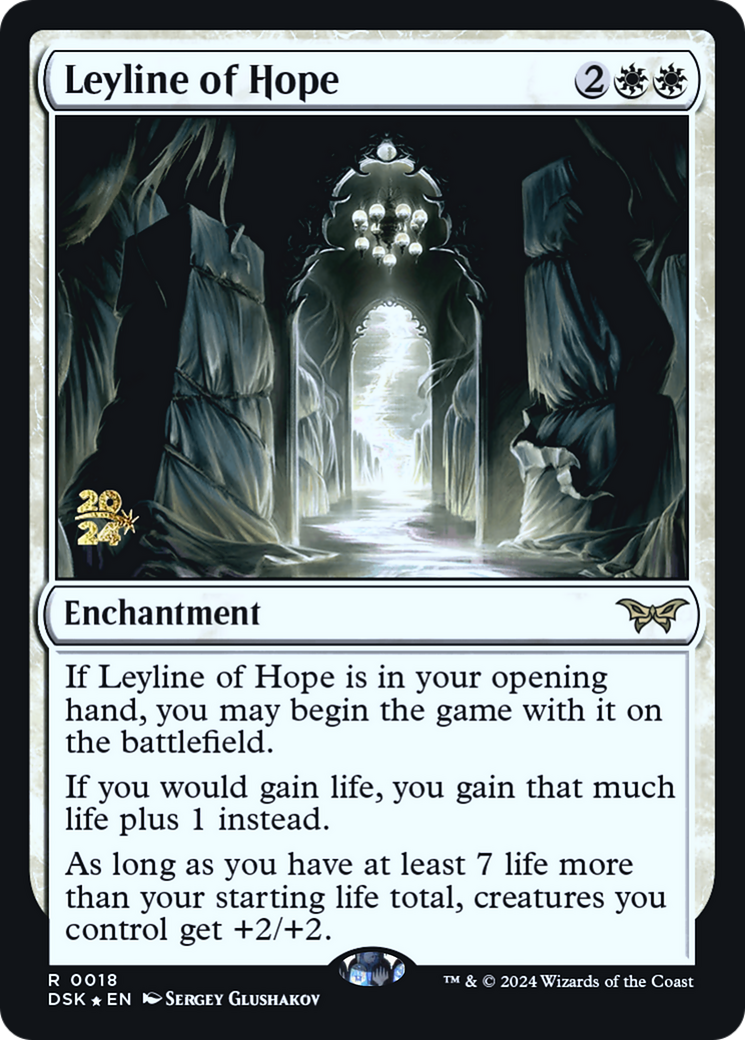 {@R} Leyline of Hope [Duskmourn: House of Horror Prerelease Promos][PR DSK 018]