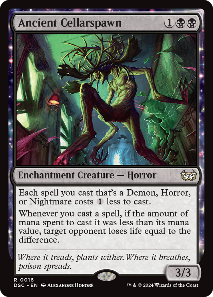 {R} Ancient Cellarspawn [Duskmourn: House of Horror Commander][DSC 016]