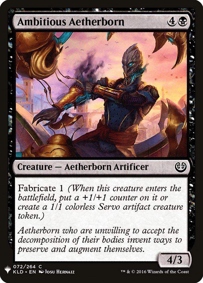 {C} Ambitious Aetherborn [Mystery Booster][MB1 KLD 072]