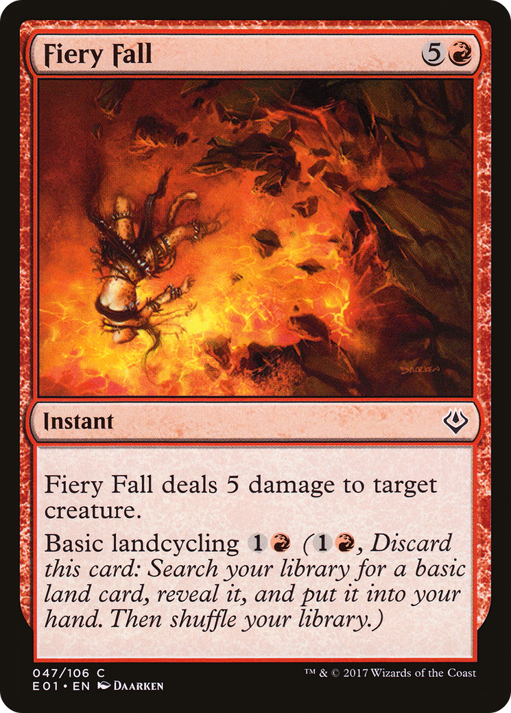 {C} Fiery Fall [Archenemy: Nicol Bolas][E01 047]