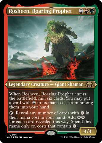 {R} Rosheen, Roaring Prophet (Foil Etched) [Modern Horizons 3][MH3 494]