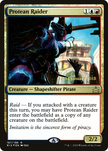 {R} Protean Raider [Rivals of Ixalan Prerelease Promos][PR RIX 167]