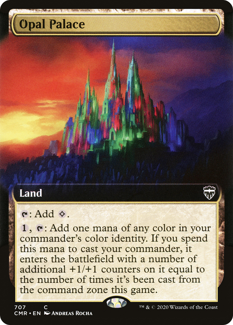 {C} Opal Palace (Extended Art) [Commander Legends][CMR 707]