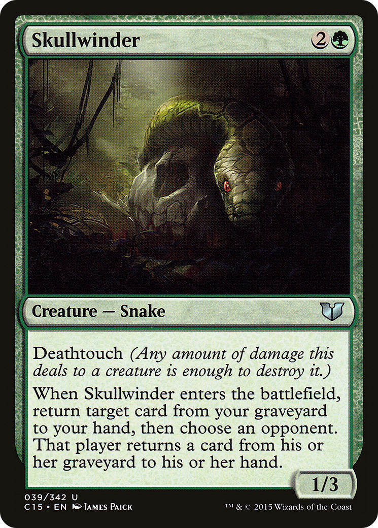 {C} Skullwinder [Commander 2015][C15 039]