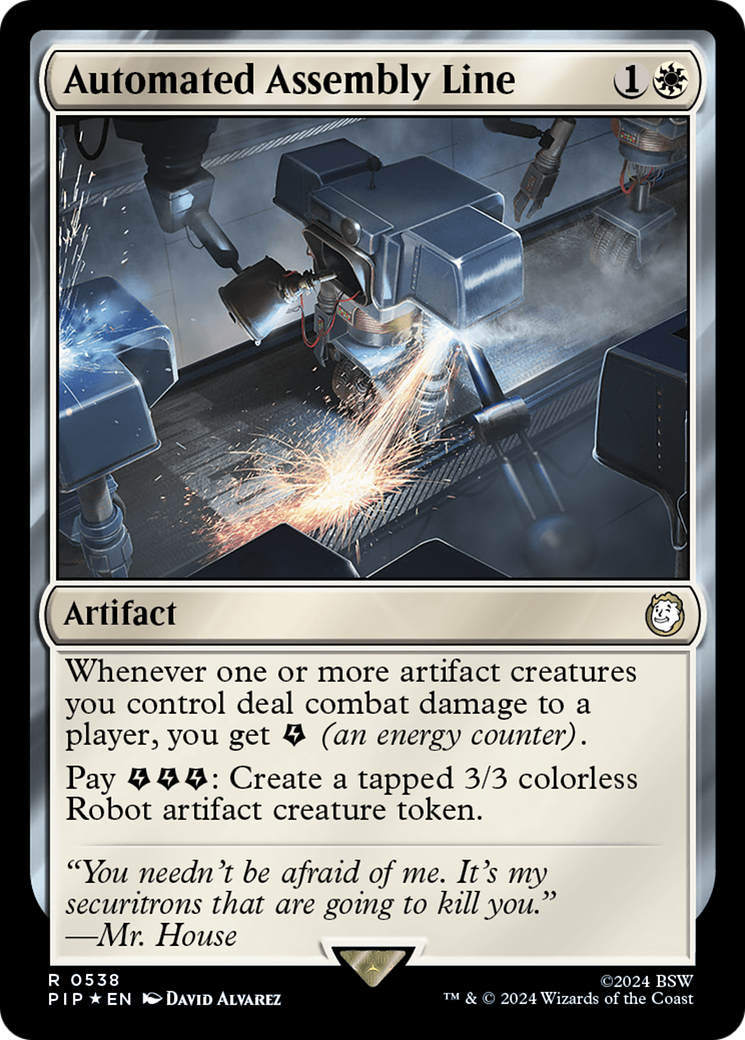 {R} Automated Assembly Line (Surge Foil) [Fallout][PIP 538]