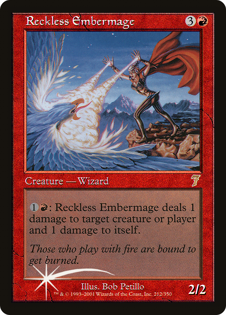 {R} Reckless Embermage [Seventh Edition][7ED 212]
