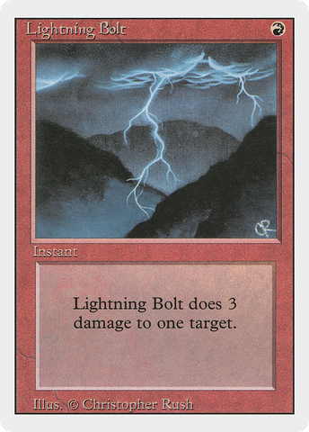 {C} Lightning Bolt [Revised Edition][3ED 162]