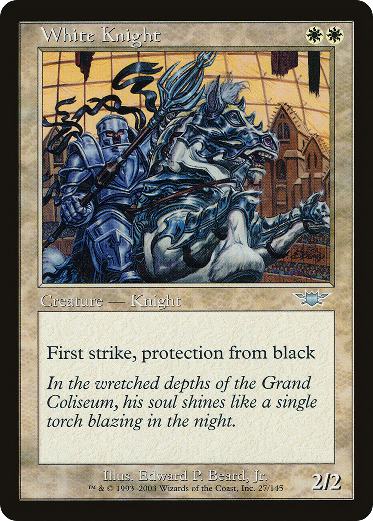 {C} White Knight [Legions][LGN 027]