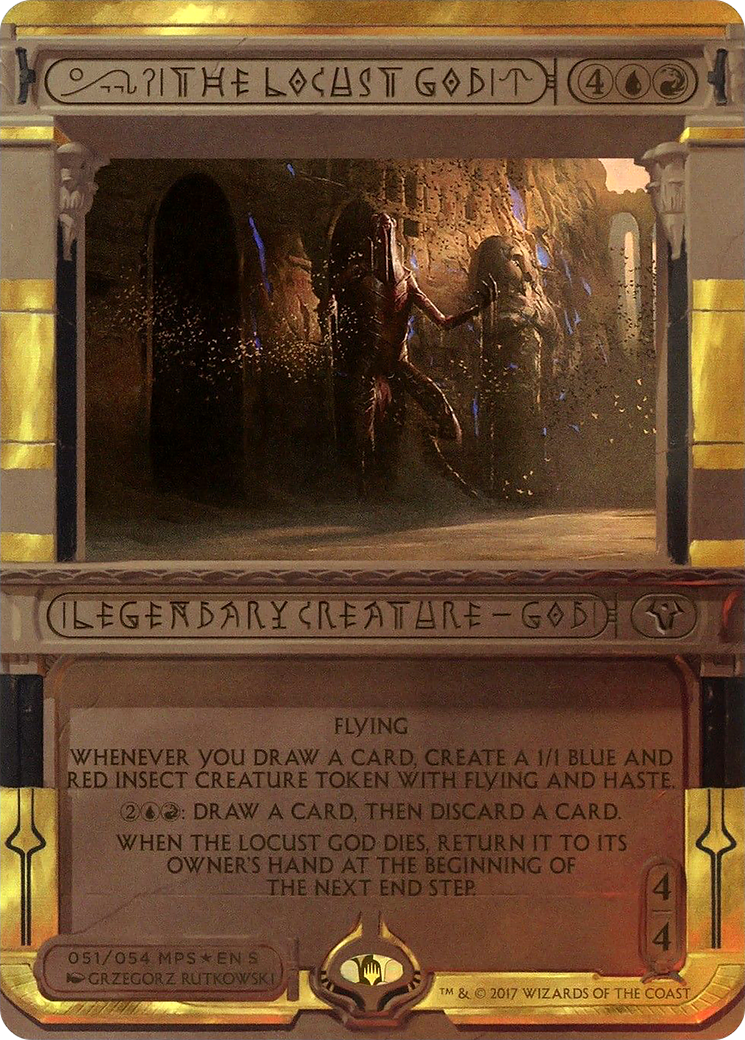 {R} The Locust God (Invocation) [Amonkhet Invocations][MP2 051] - Misty Mountain Games