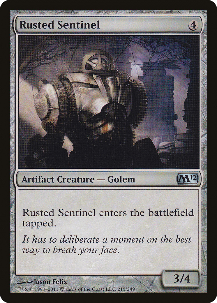 {C} Rusted Sentinel [Magic 2012][M12 215]