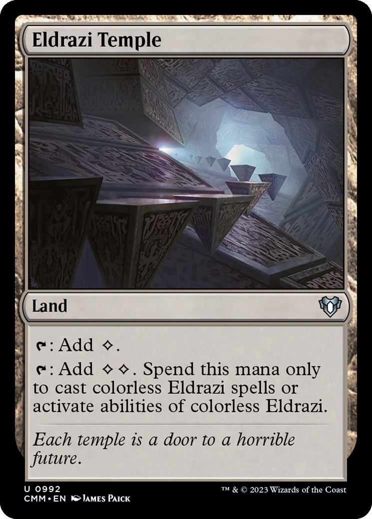 {C} Eldrazi Temple [Commander Masters][CMM 992]