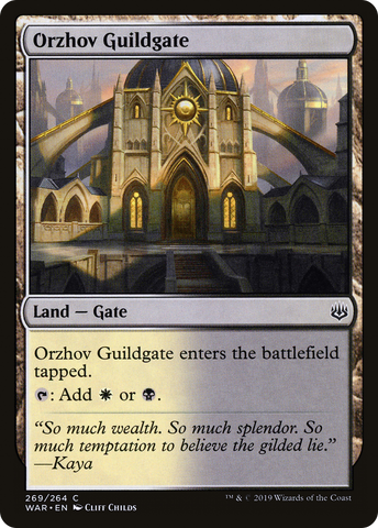{C} Orzhov Guildgate [War of the Spark][WAR 269]