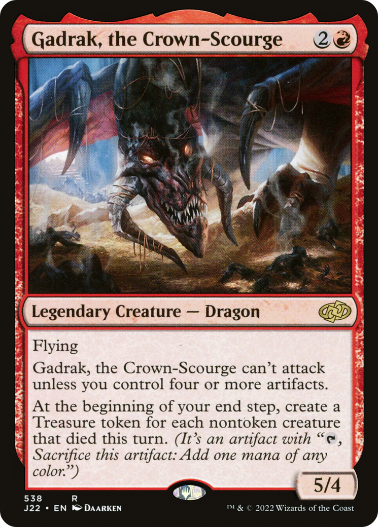 {R} Gadrak, the Crown-Scourge [Jumpstart 2022][J22 538]