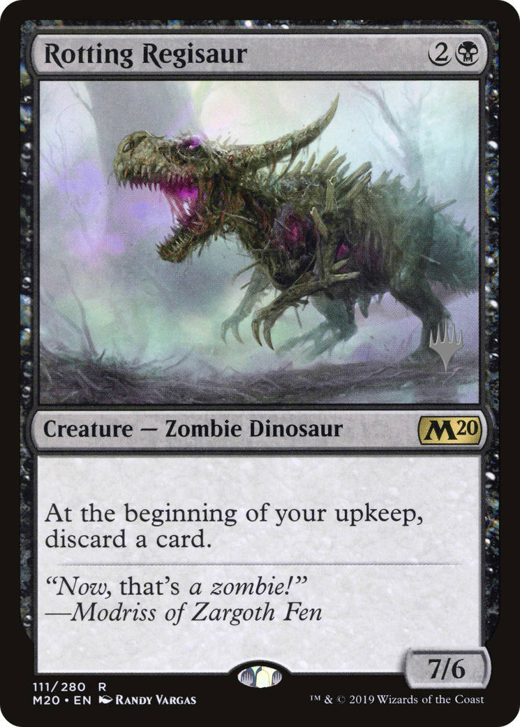 {R} Rotting Regisaur (Promo Pack) [Core Set 2020 Promos][PP M20 111]