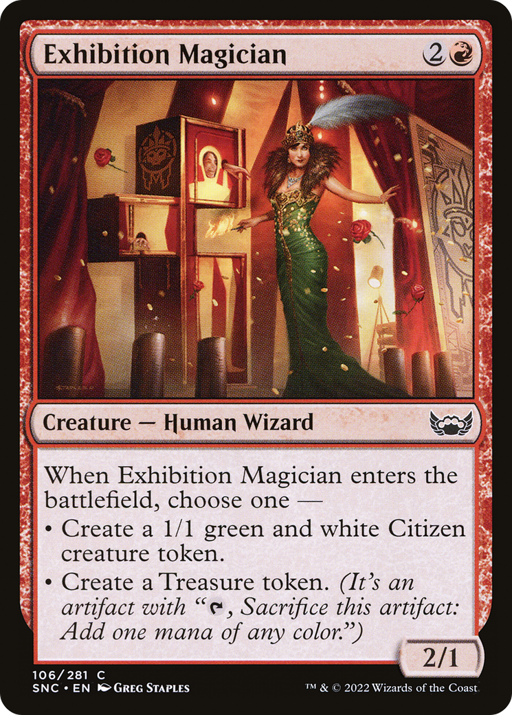 {C} Exhibition Magician [Streets of New Capenna][SNC 106]