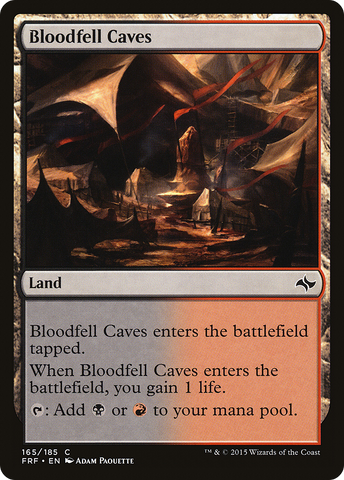 {C} Bloodfell Caves [Fate Reforged][FRF 165]