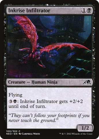 {C} Inkrise Infiltrator [Kamigawa: Neon Dynasty][NEO 100]