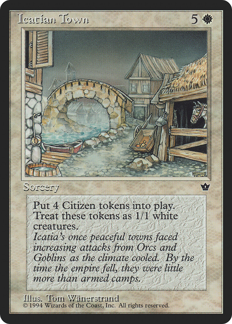 {R} Icatian Town [Fallen Empires][FEM 015]