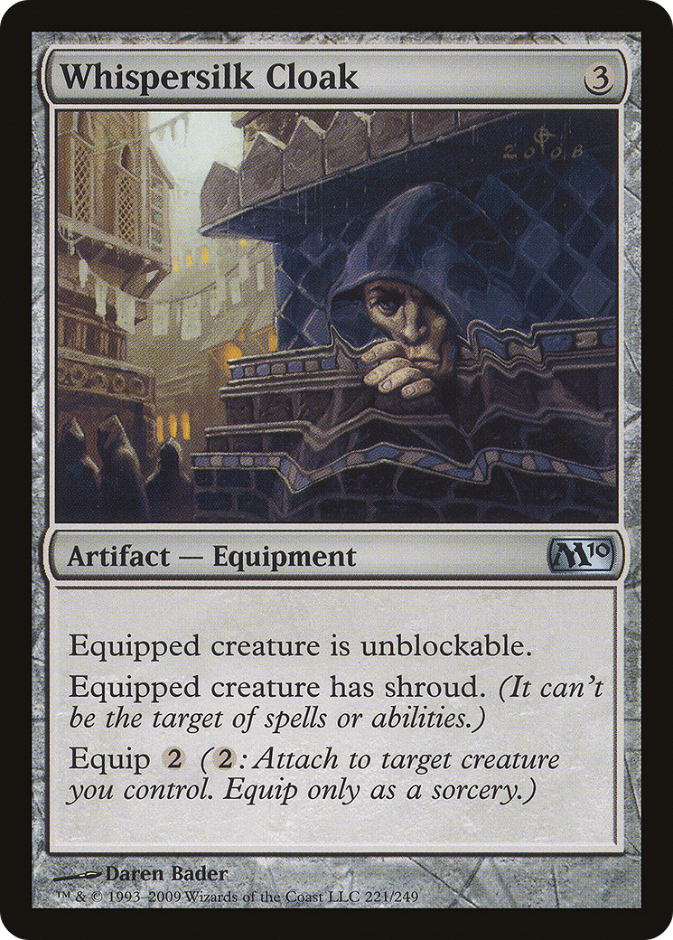 {C} Whispersilk Cloak [Magic 2010][M10 221]