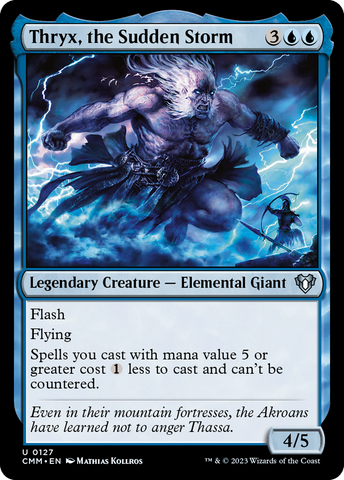 {C} Thryx, the Sudden Storm [Commander Masters][CMM 127]