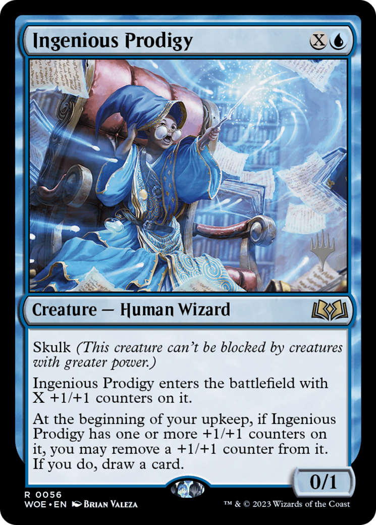 {@R} Ingenious Prodigy (Promo Pack) [Wilds of Eldraine Promos][PP WOE 056]