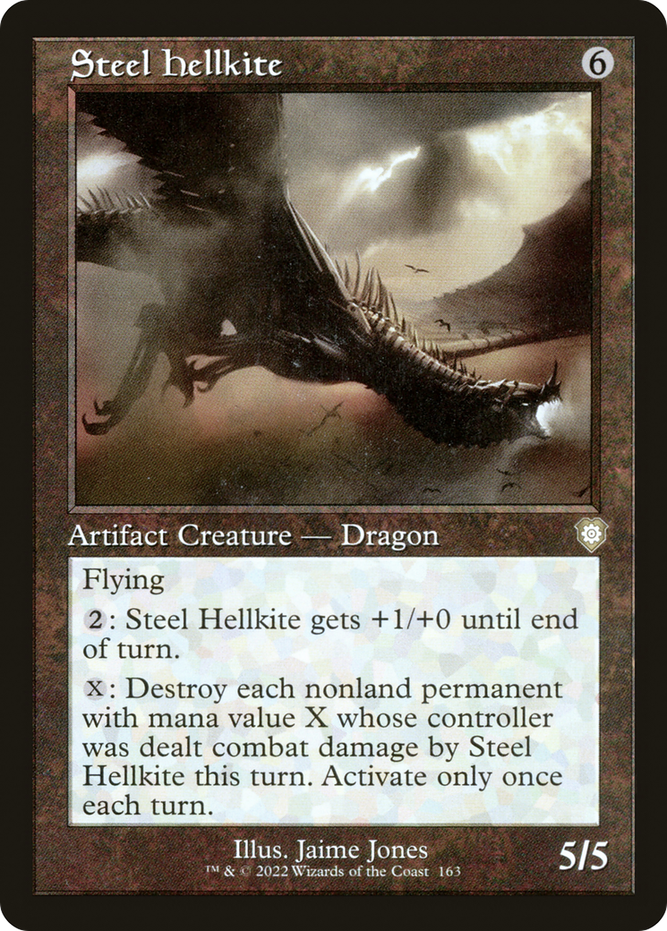 {R} Steel Hellkite (Retro) [The Brothers' War Commander][BRC 163]