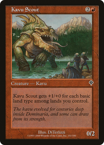 {C} Kavu Scout [Invasion][INV 151]