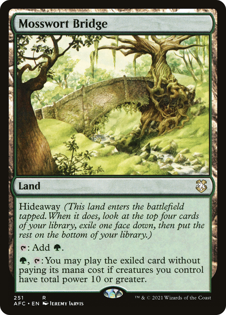 {R} Mosswort Bridge [Dungeons & Dragons: Adventures in the Forgotten Realms Commander][AFC 251]