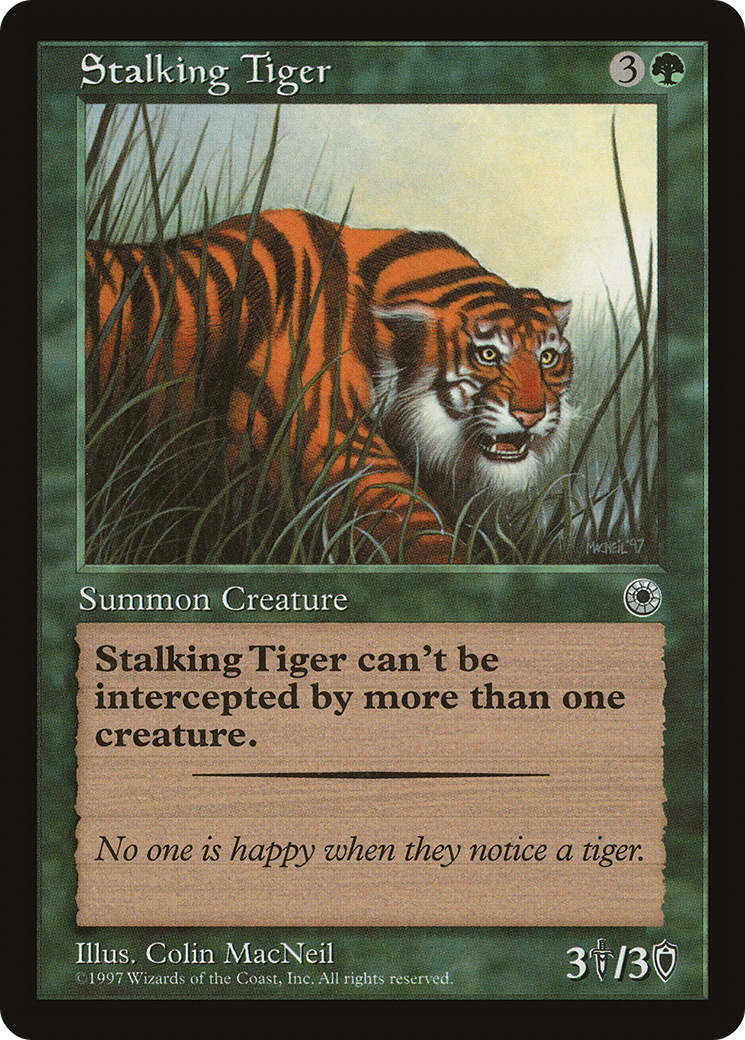 {C} Stalking Tiger [Portal][POR 186]