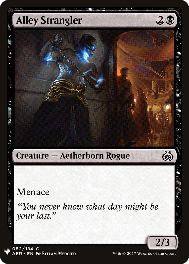 {C} Alley Strangler [Mystery Booster][LS AER 052]