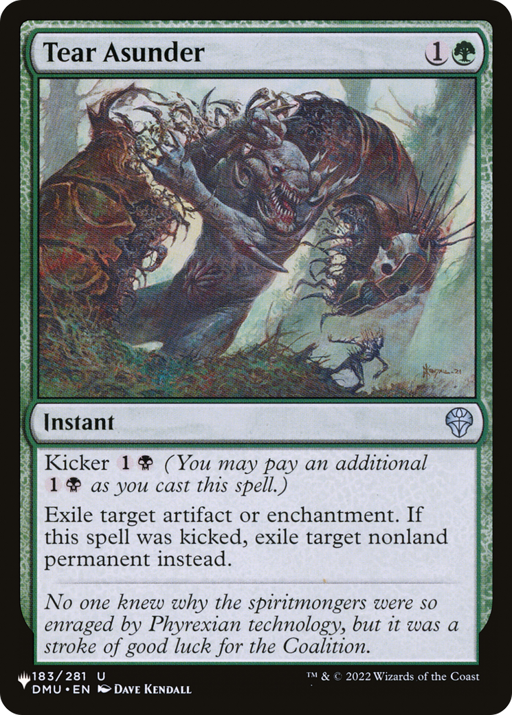 Tear Asunder [LIST 183/281]
